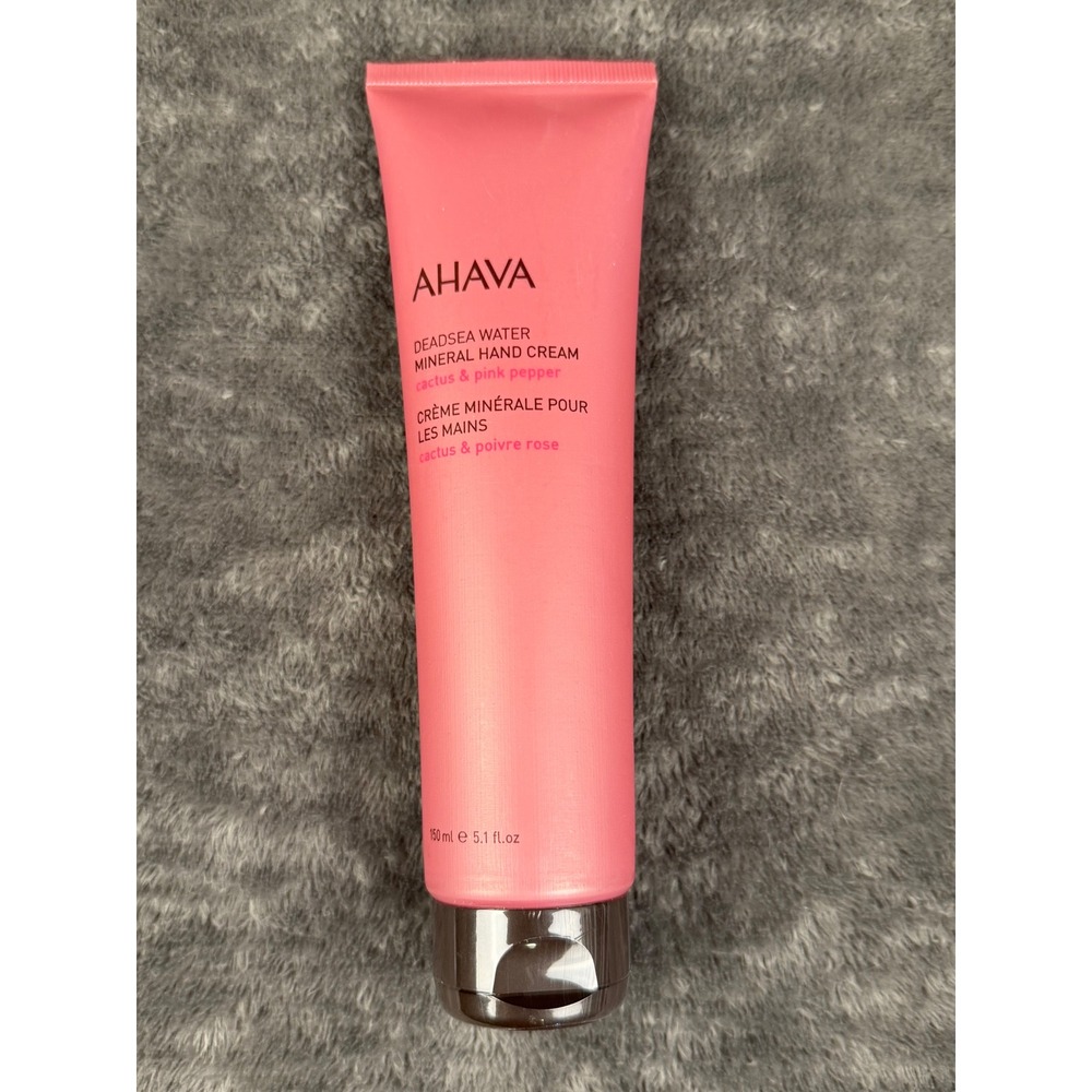AHAVA Mineral Hand Cream 5.1 oz Pink Cactus & Pink Pepper NEW